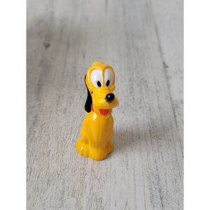 Miniature Pluto Mickey Mouse dog accessory play toy figure